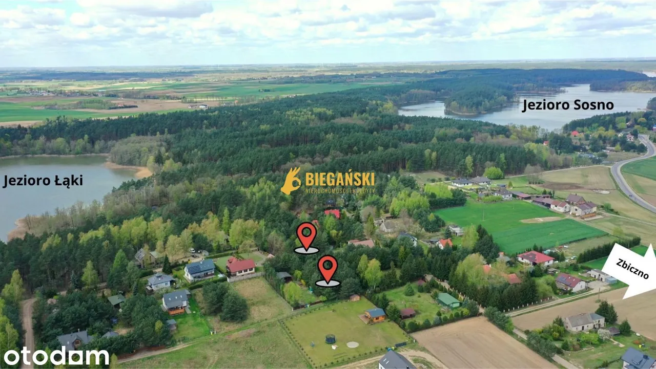Działka budowlana 1147 m² przy jeziorze — zdjęcie 10 z 12