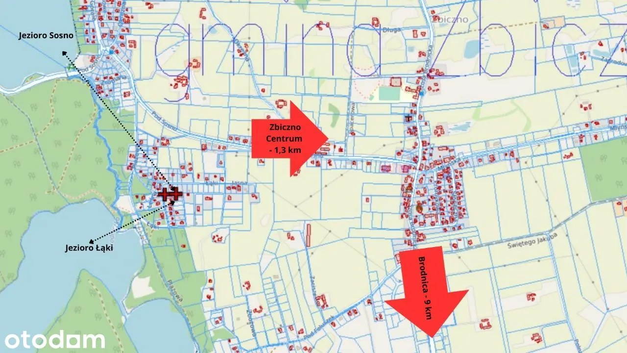 Działka budowlana 1147 m² przy jeziorze — zdjęcie 11 z 12