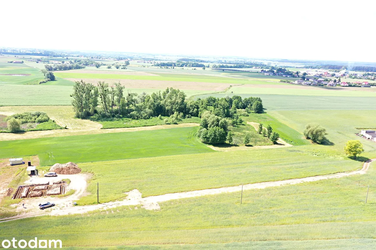Działka budowlana 1258 m² pod Brodnicą — zdjęcie 3 z 4