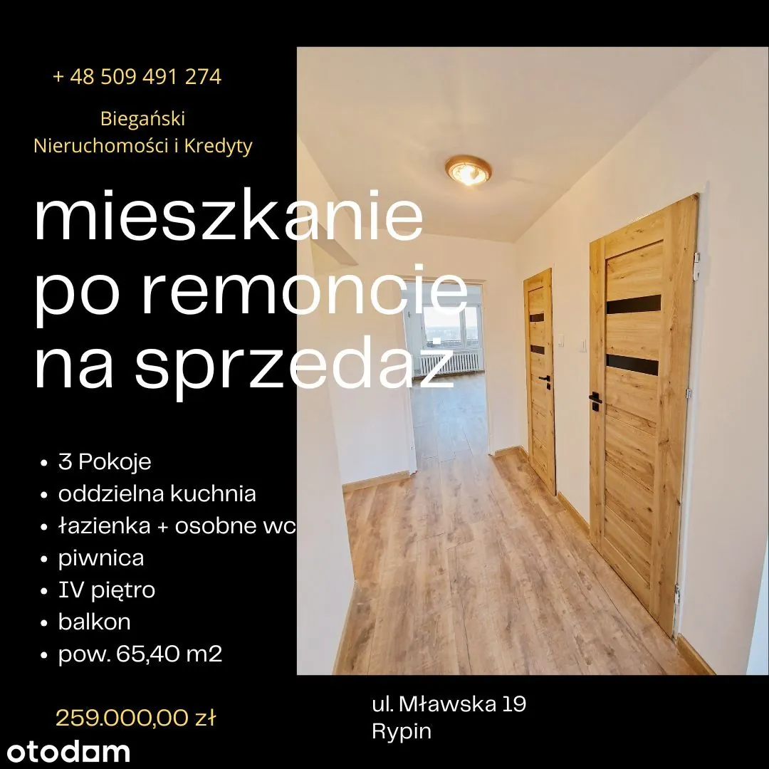 Mieszkanie 3-pokojowe po remoncie, 65 m² — zdjęcie 8 z 8